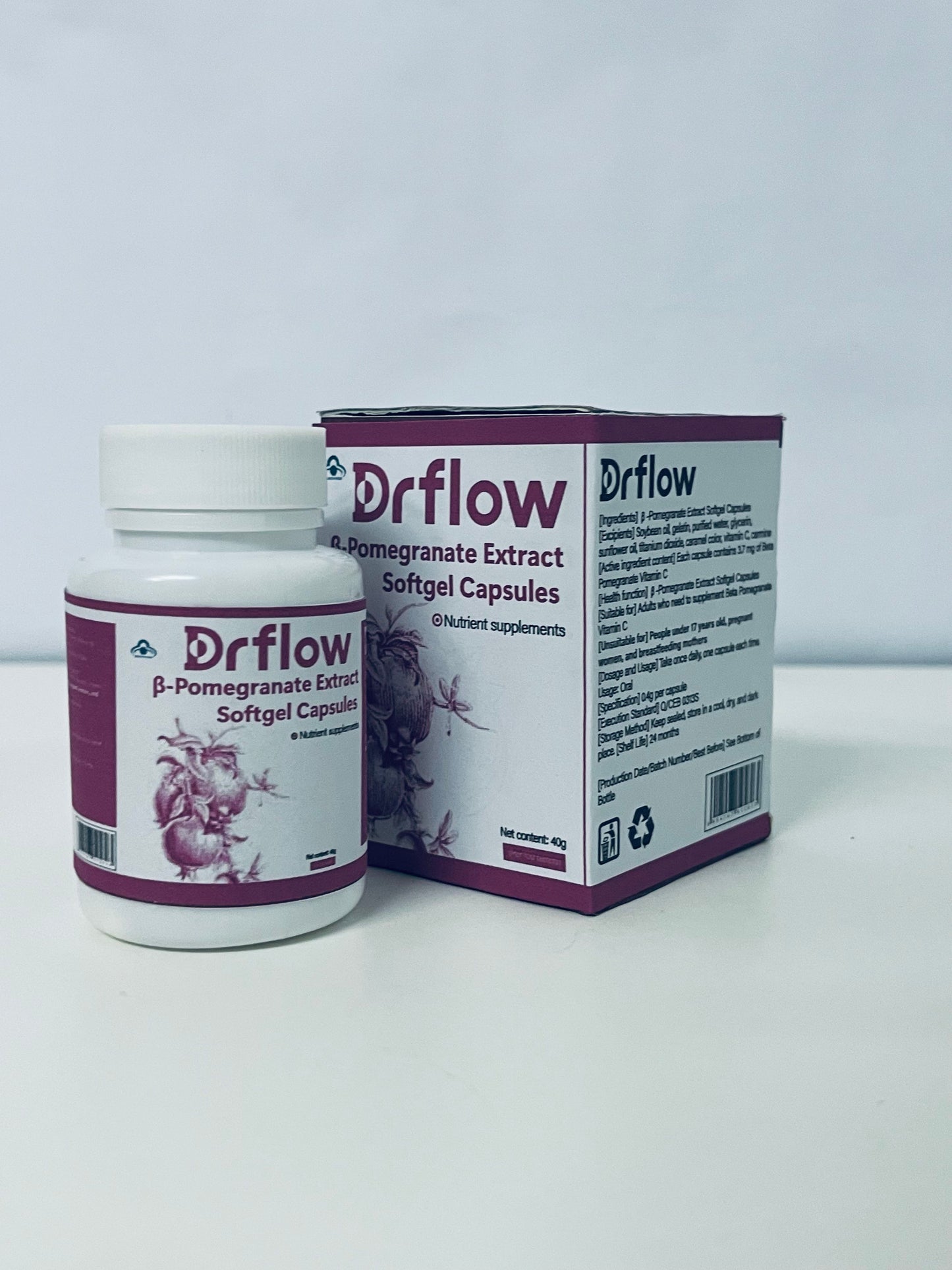 Drflow β-Pomegranate Extract Softgel Capsules