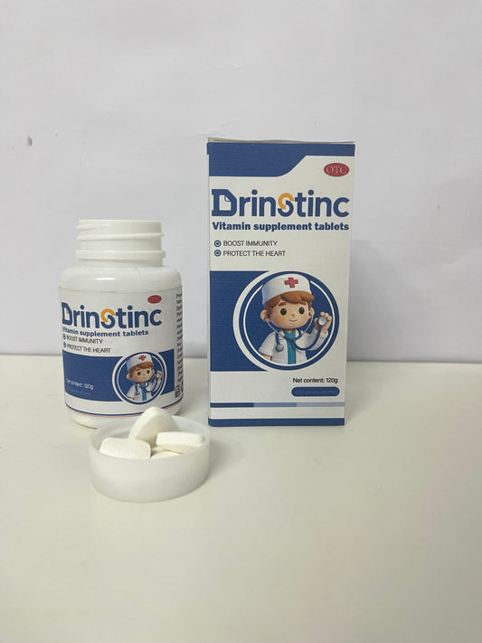 【Drinstinc Vitamin Supplement Tablets】——Daily Nutritional Support for Immunity & Heart Health