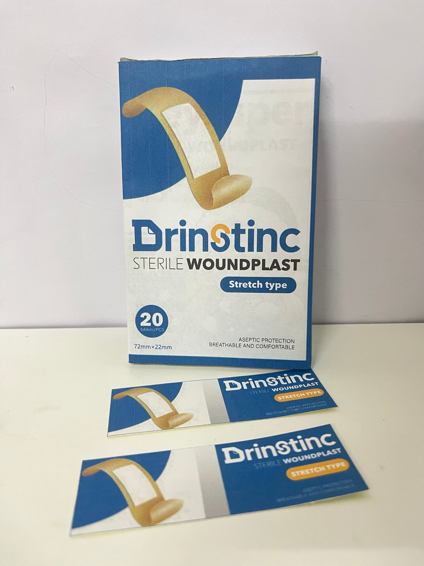 【Drinstinc Stretchable Sterile Woundplast】——Reliable Protection for Minor Cuts & Scrapes