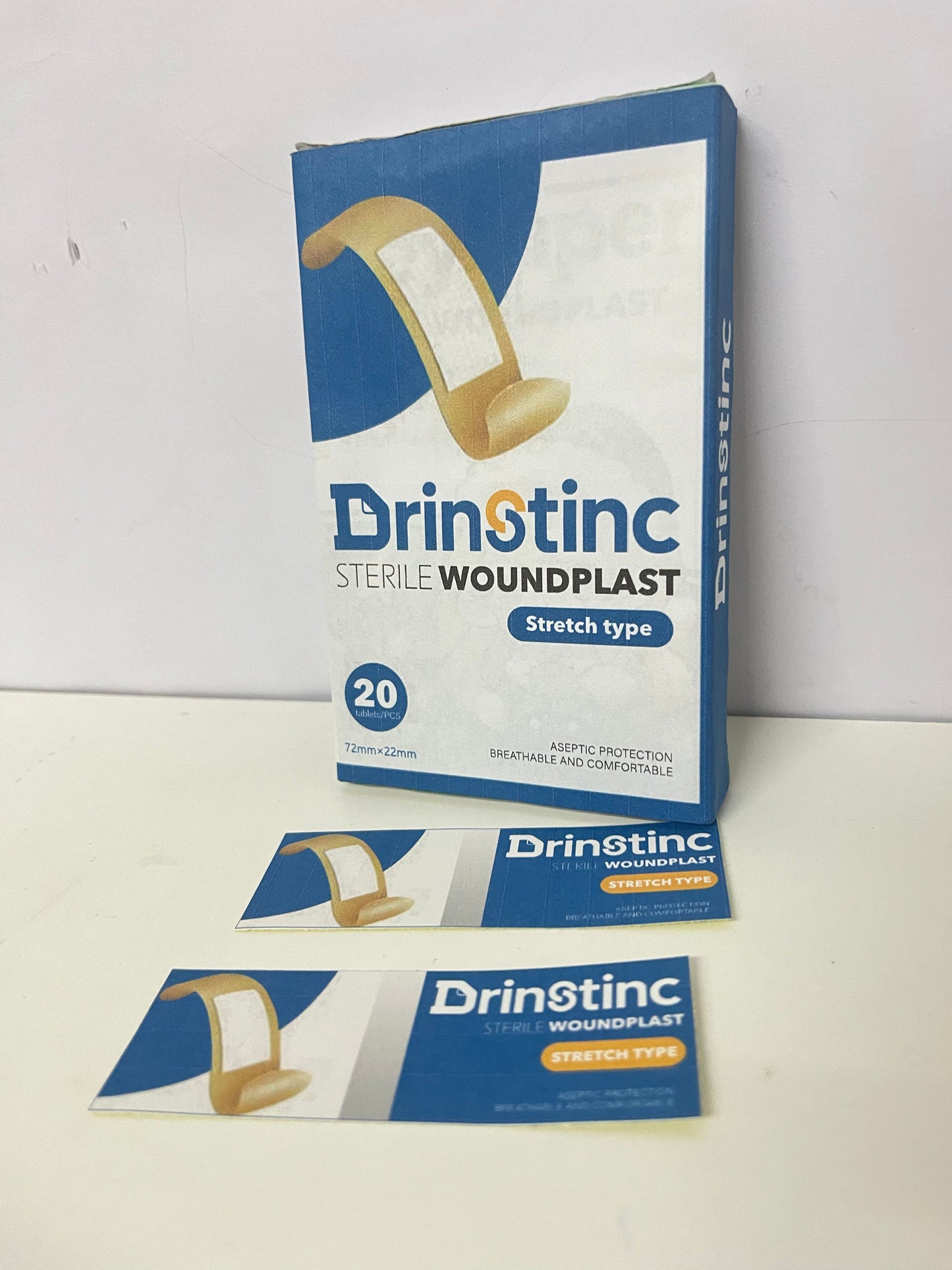 【Drinstinc Stretchable Sterile Woundplast】——Reliable Protection for Minor Cuts & Scrapes