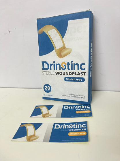 【Drinstinc Stretchable Sterile Woundplast】——Reliable Protection for Minor Cuts & Scrapes