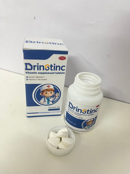 【Drinstinc Vitamin Supplement Tablets】——Daily Nutritional Support for Immunity & Heart Health