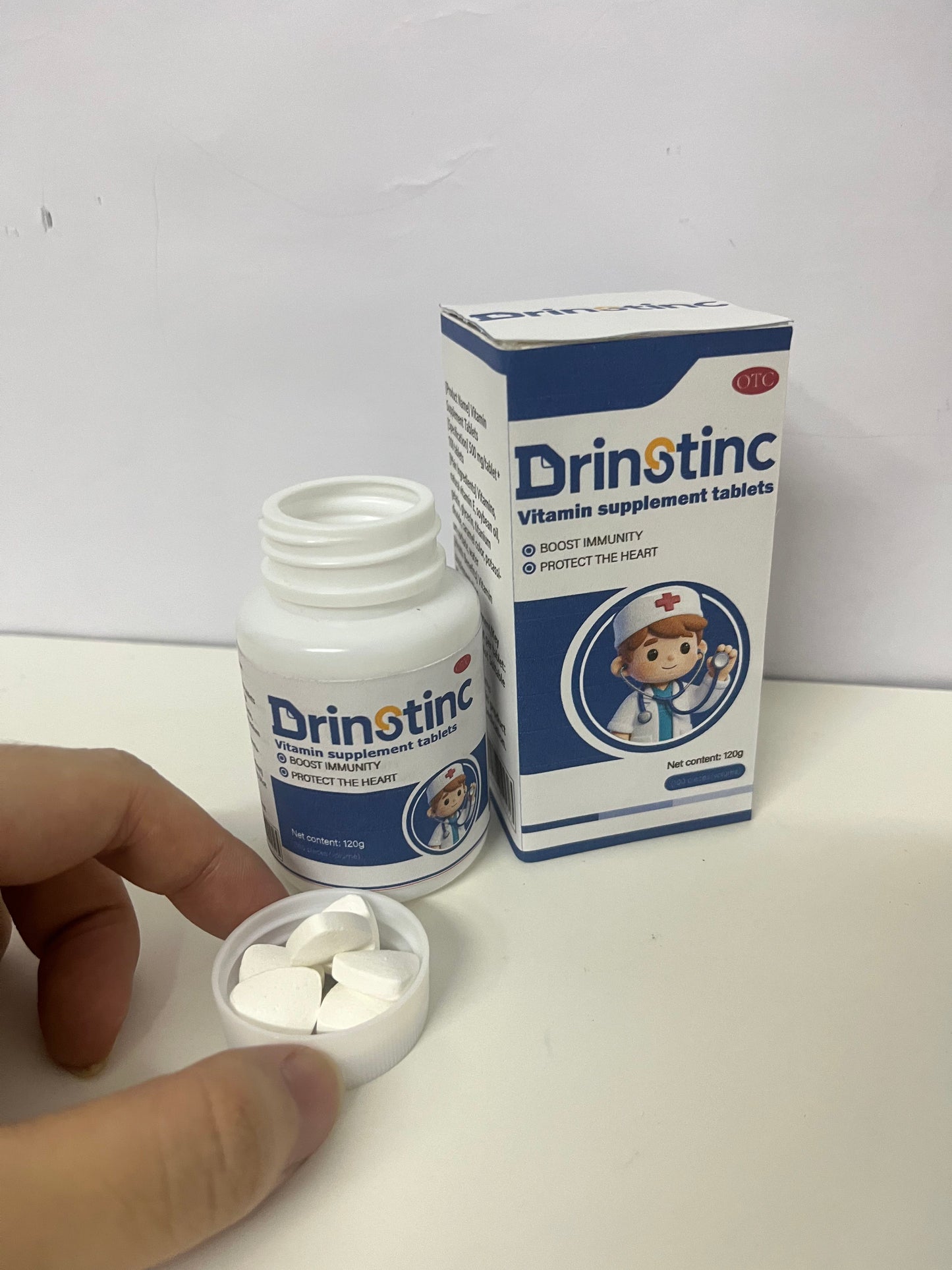 【Drinstinc Vitamin Supplement Tablets】——Daily Nutritional Support for Immunity & Heart Health