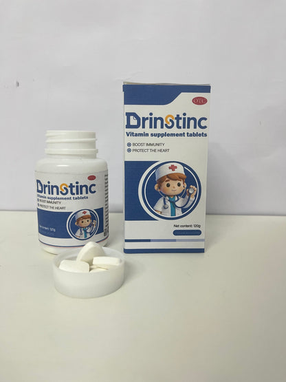 Drinstinct Multivitamin Tablets: Dual Daily Nutritional Protection for Immunity & Heart (OTC Certified)
