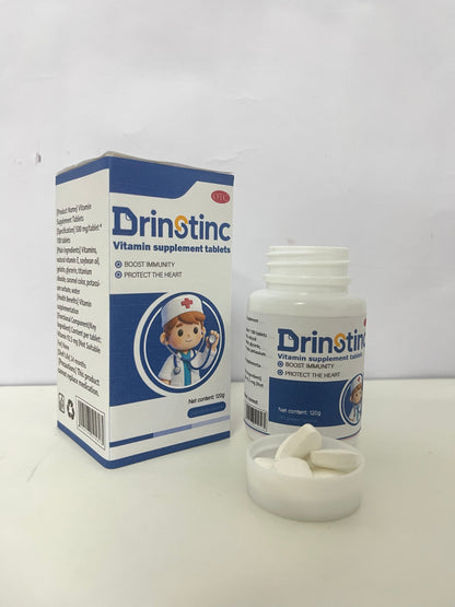 Drinstinct Multivitamin Tablets: Dual Daily Nutritional Protection for Immunity & Heart (OTC Certified)