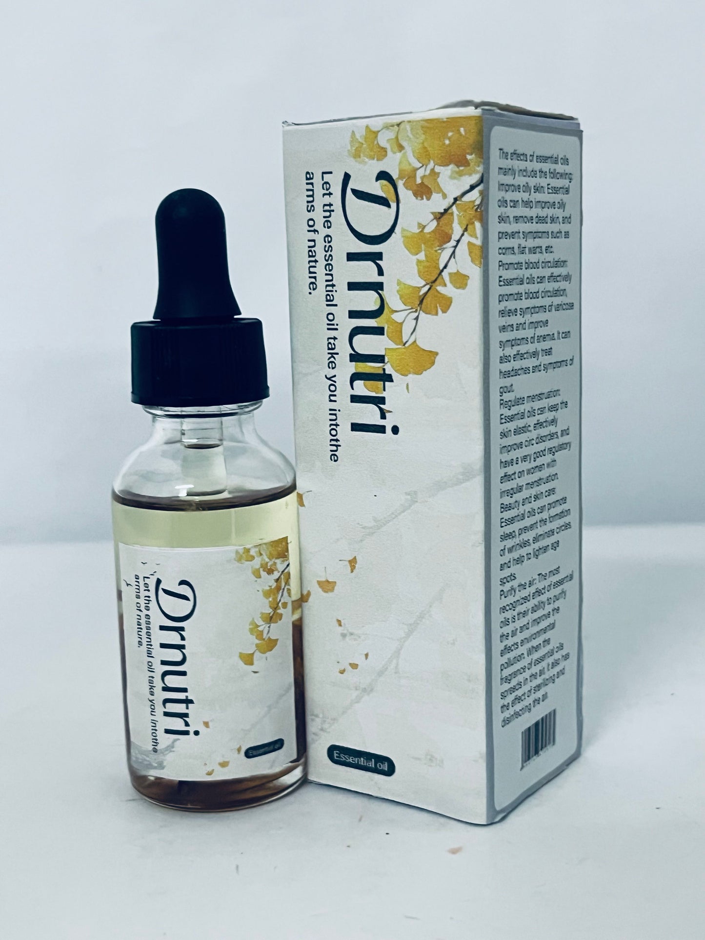 Drnutri Organic Calendula Oil For Sensitive Skin -Certified 100% Natural Plant Based, Lightweight & Unscented Gentle Soothing Oil For Sensitive Skin - For Face, Skin & All Over - Glass & Dropper