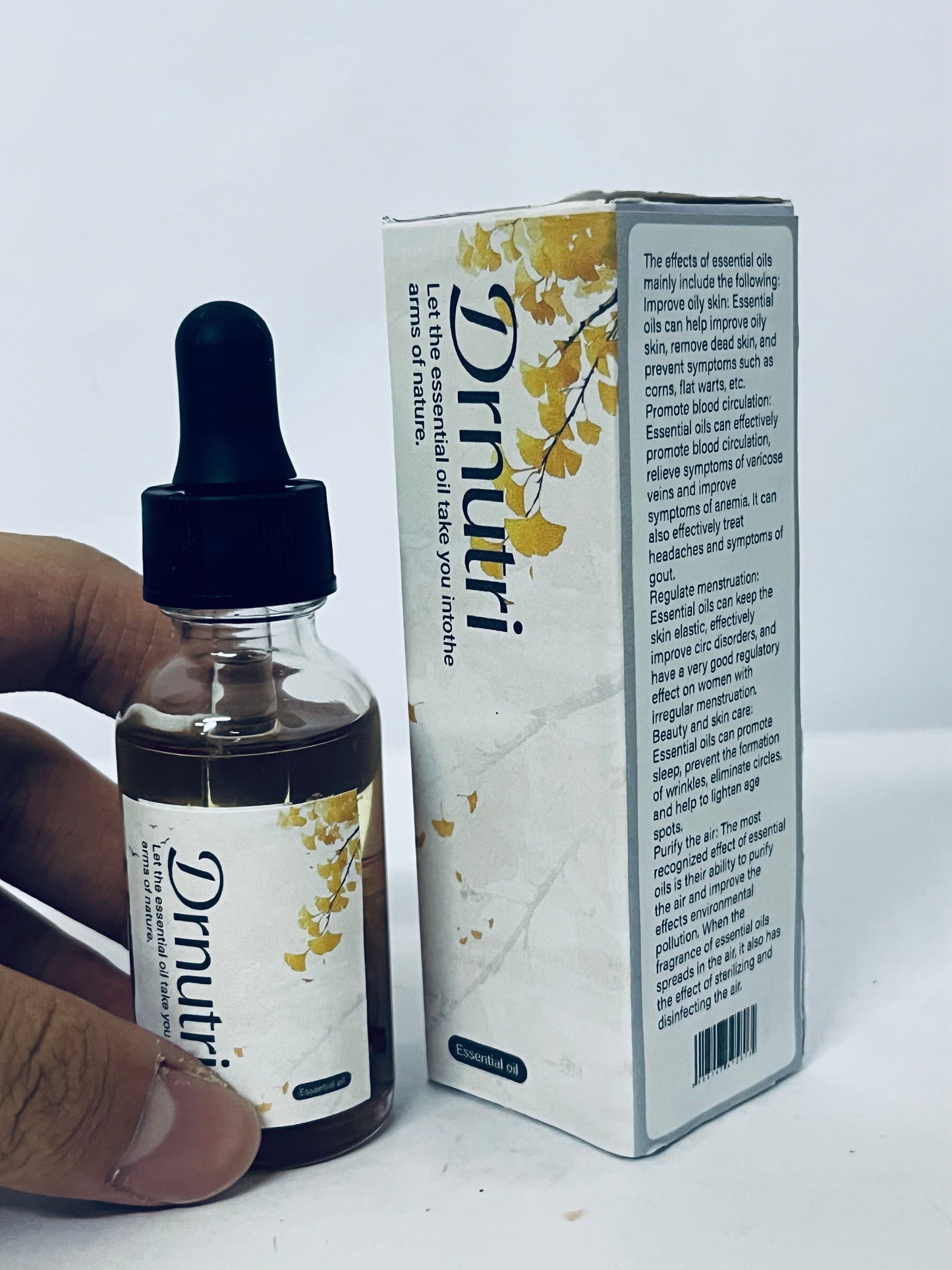 Drnutri Organic Calendula Oil For Sensitive Skin -Certified 100% Natural Plant Based, Lightweight & Unscented Gentle Soothing Oil For Sensitive Skin - For Face, Skin & All Over - Glass & Dropper