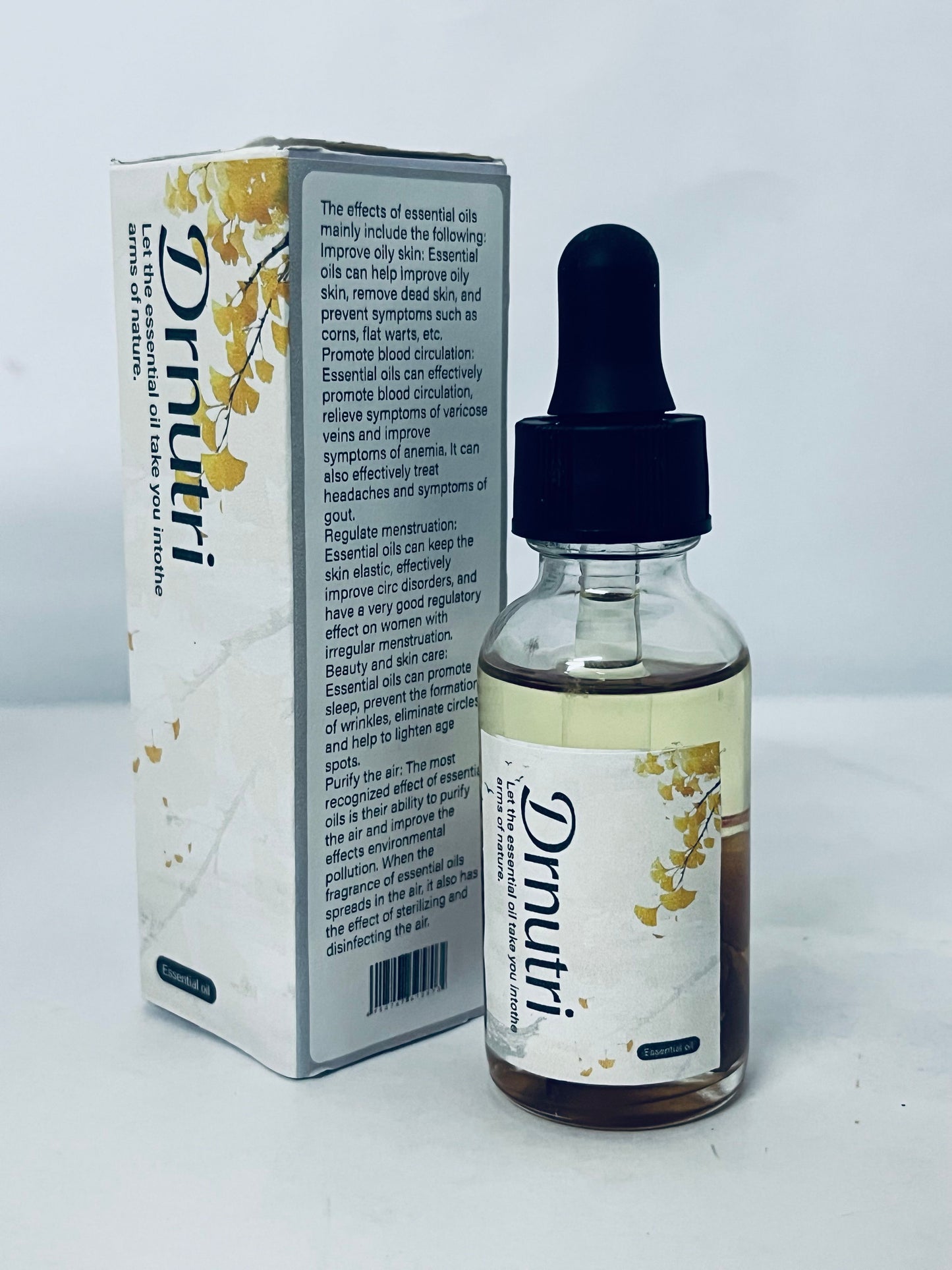 Drnutri Organic Calendula Oil For Sensitive Skin -Certified 100% Natural Plant Based, Lightweight & Unscented Gentle Soothing Oil For Sensitive Skin - For Face, Skin & All Over - Glass & Dropper