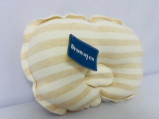 Drowsyes Soft and Breathable Pillow with Memory Foam and Bear Design (Soft Yellow)