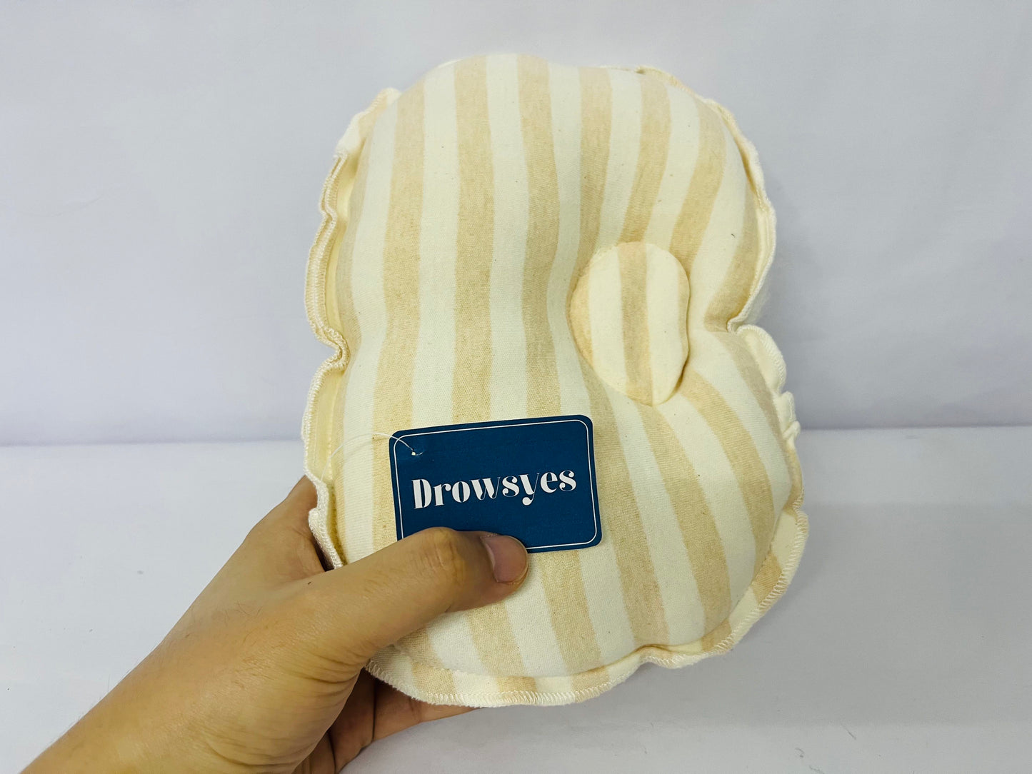Drowsyes Soft and Breathable Pillow with Memory Foam and Bear Design (Soft Yellow)