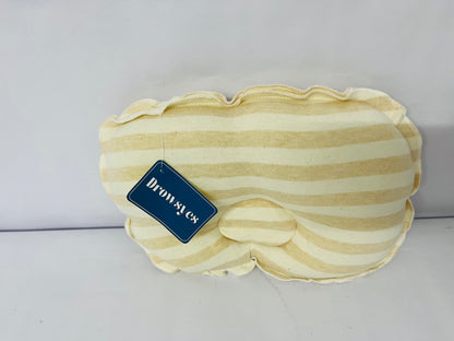 Drowsyes Soft and Breathable Pillow with Memory Foam and Bear Design (Soft Yellow)