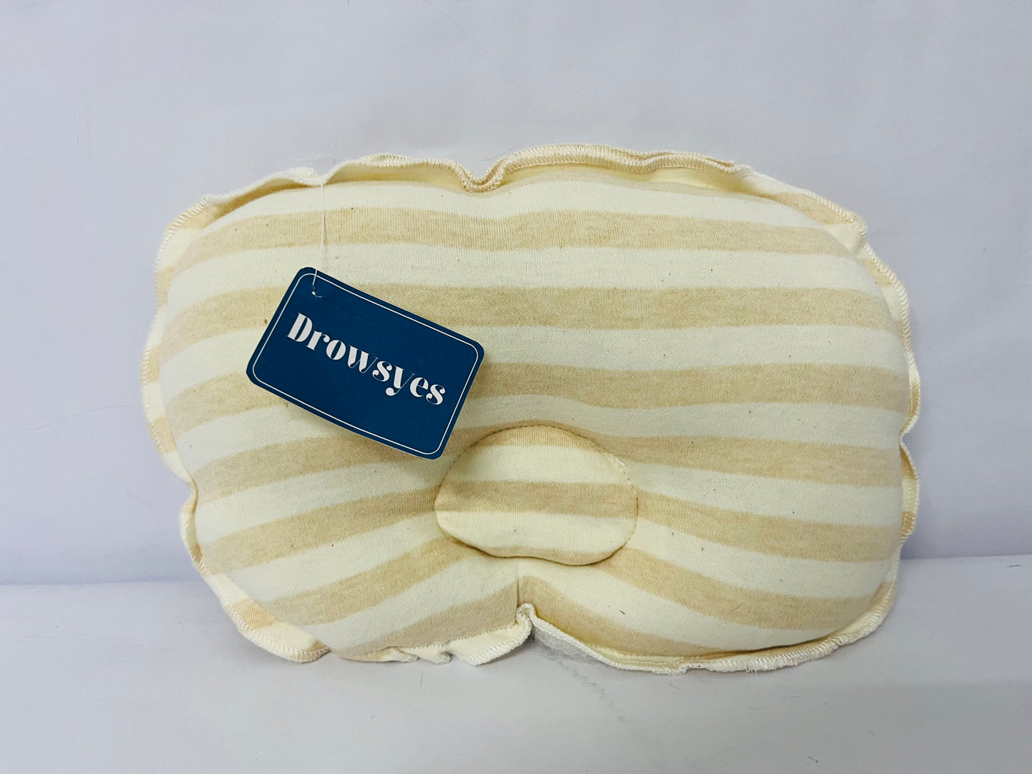 Drowsyes Soft and Breathable Pillow with Memory Foam and Bear Design (Soft Yellow)