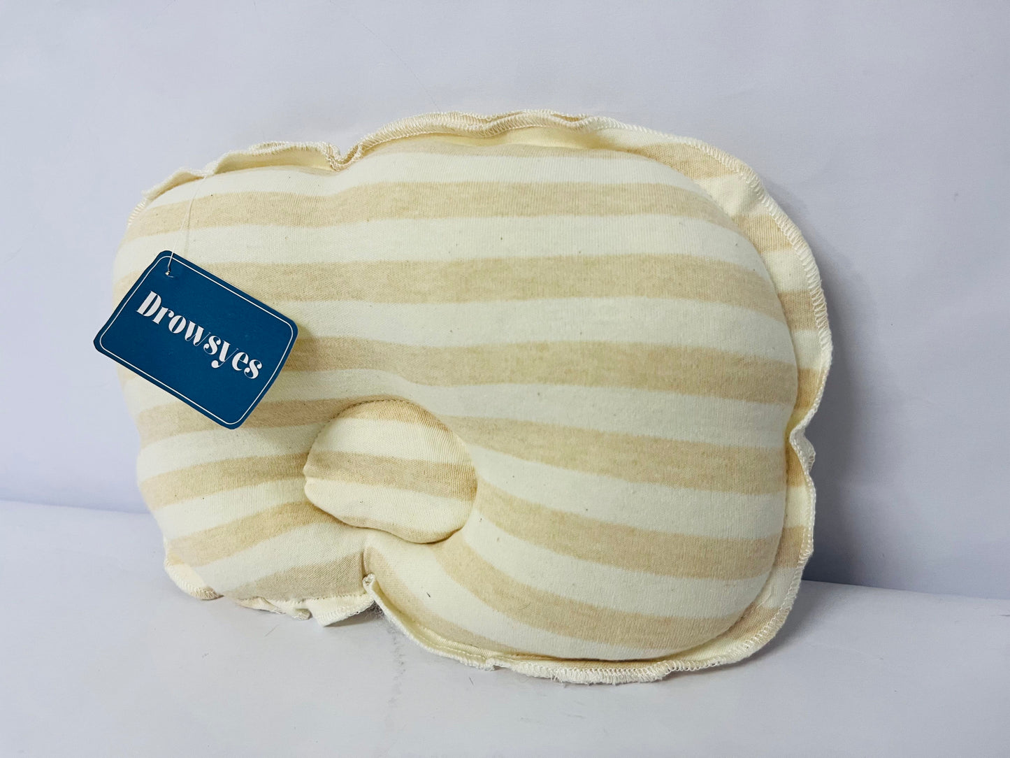 Drowsyes Soft and Breathable Pillow with Memory Foam and Bear Design (Soft Yellow)