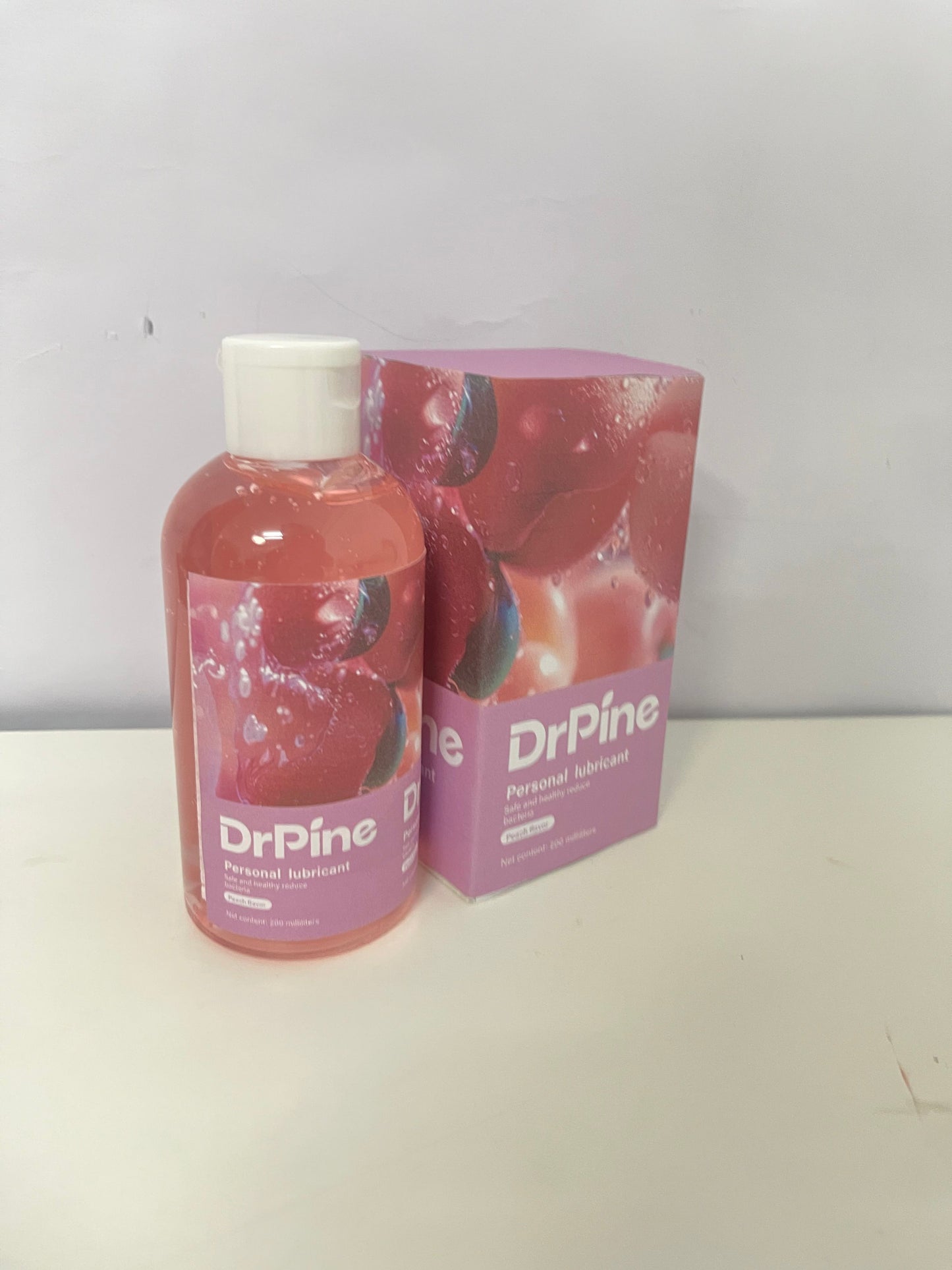 DrPine Peach-Flavored Personal Lubricant Hydrating & Silky Safe & Bacteriostatic A Gentle Aid for Intimate Moments