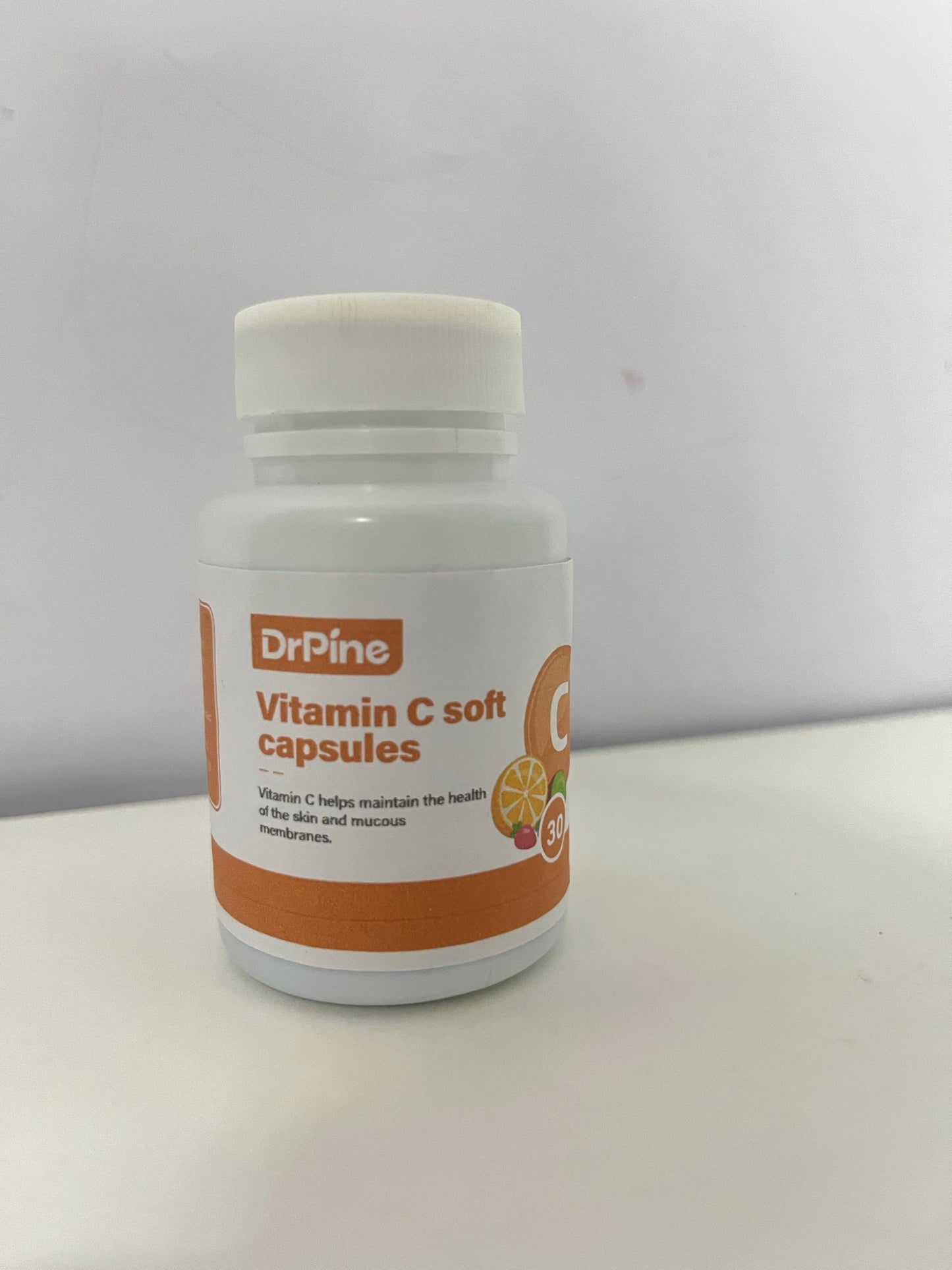 DrPine Vitamin C Soft Capsules High Content & Easy Absorption Boost Immunity A Dual Guardian for Skin and Health