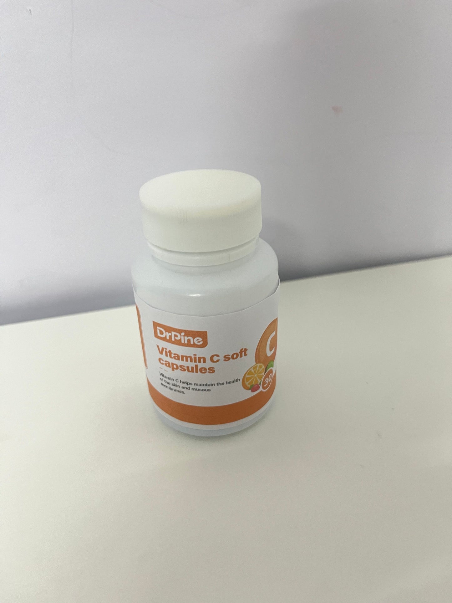 DrPine Vitamin C Soft Capsules High Content & Easy Absorption Boost Immunity A Dual Guardian for Skin and Health