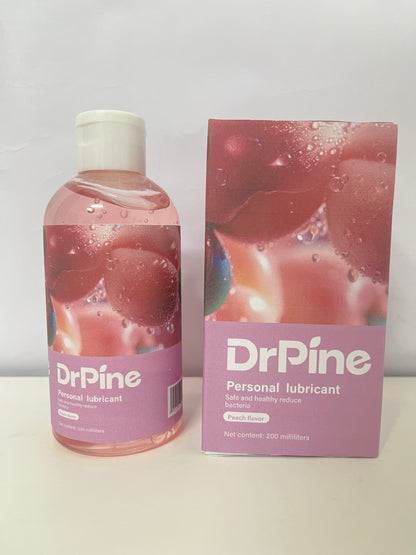 DrPine Peach-Flavored Personal Lubricant Hydrating & Silky Safe & Bacteriostatic A Gentle Aid for Intimate Moments
