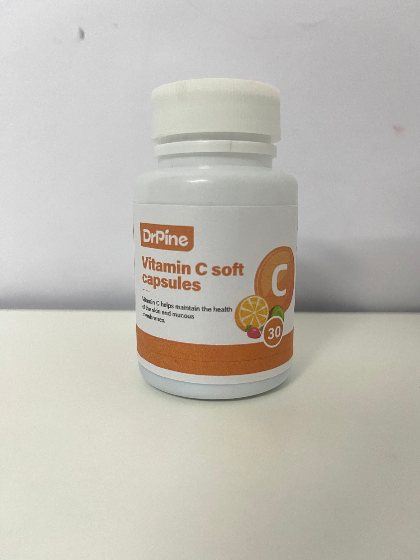 DrPine Vitamin C Soft Capsules High Content & Easy Absorption Boost Immunity A Dual Guardian for Skin and Health