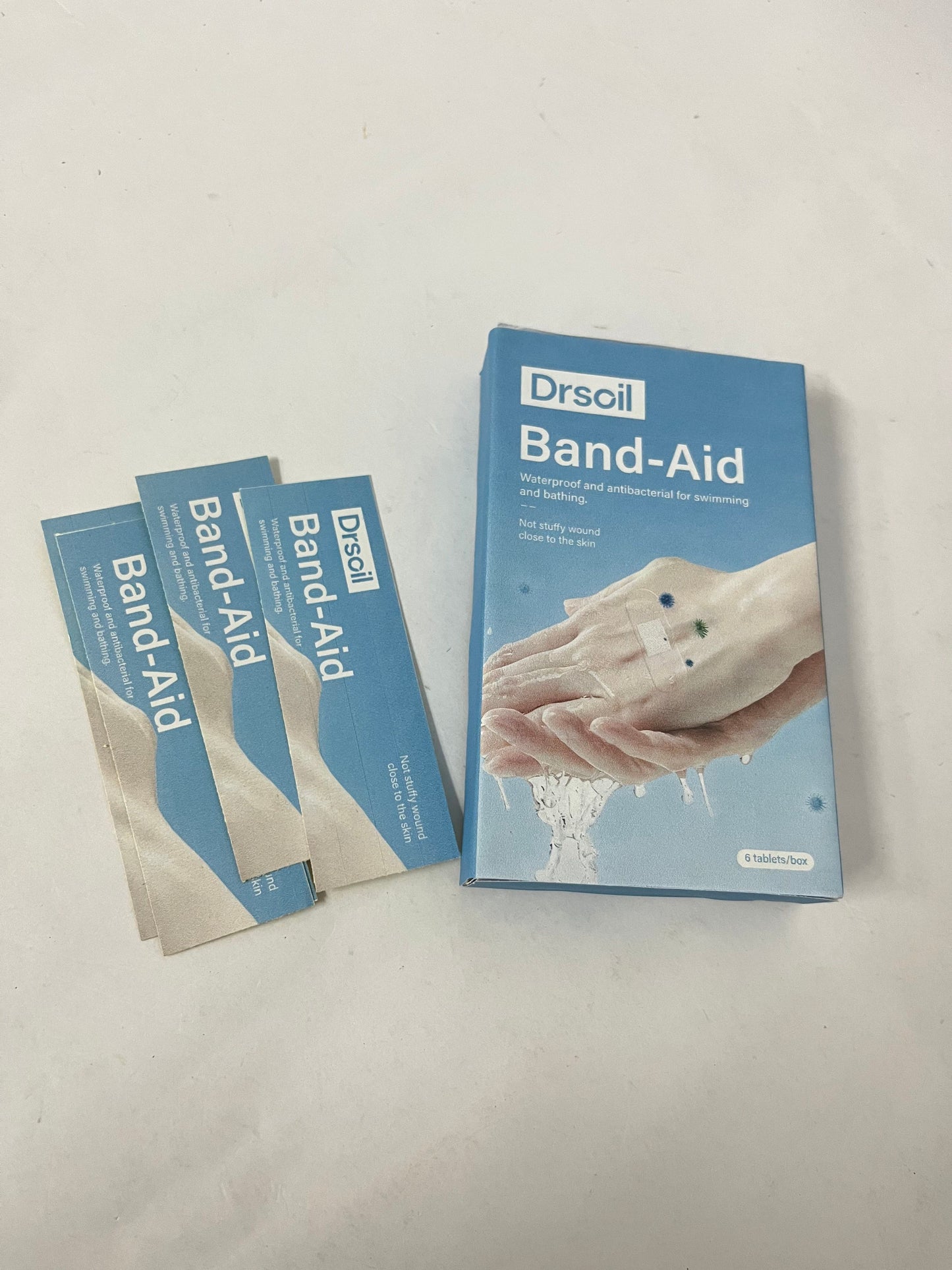 Drsoil Waterproof Antibacterial Band-Aid (For Swimming & Bathing)