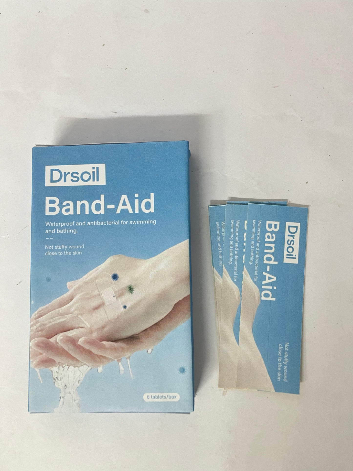 Drsoil Waterproof Antibacterial Band-Aid (For Swimming & Bathing)