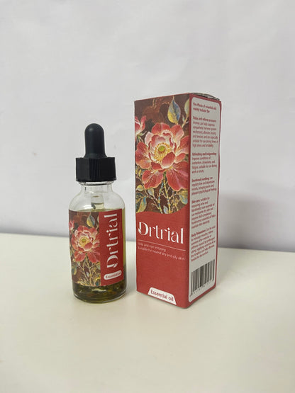 Drtrial Rose Plant Extract Gentle Skincare Essential Oil - Multi-Skin Type Facial & Body Care Serum Oil