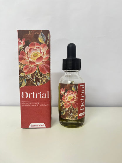 Drtrial Rose Plant Extract Gentle Skincare Essential Oil - Multi-Skin Type Facial & Body Care Serum Oil