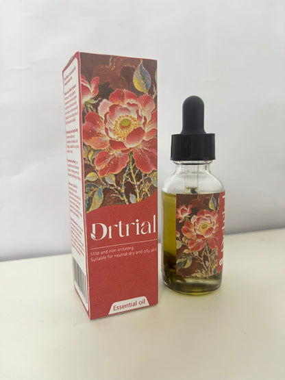 Drtrial Rose Plant Extract Gentle Skincare Essential Oil - Multi-Skin Type Facial & Body Care Serum Oil