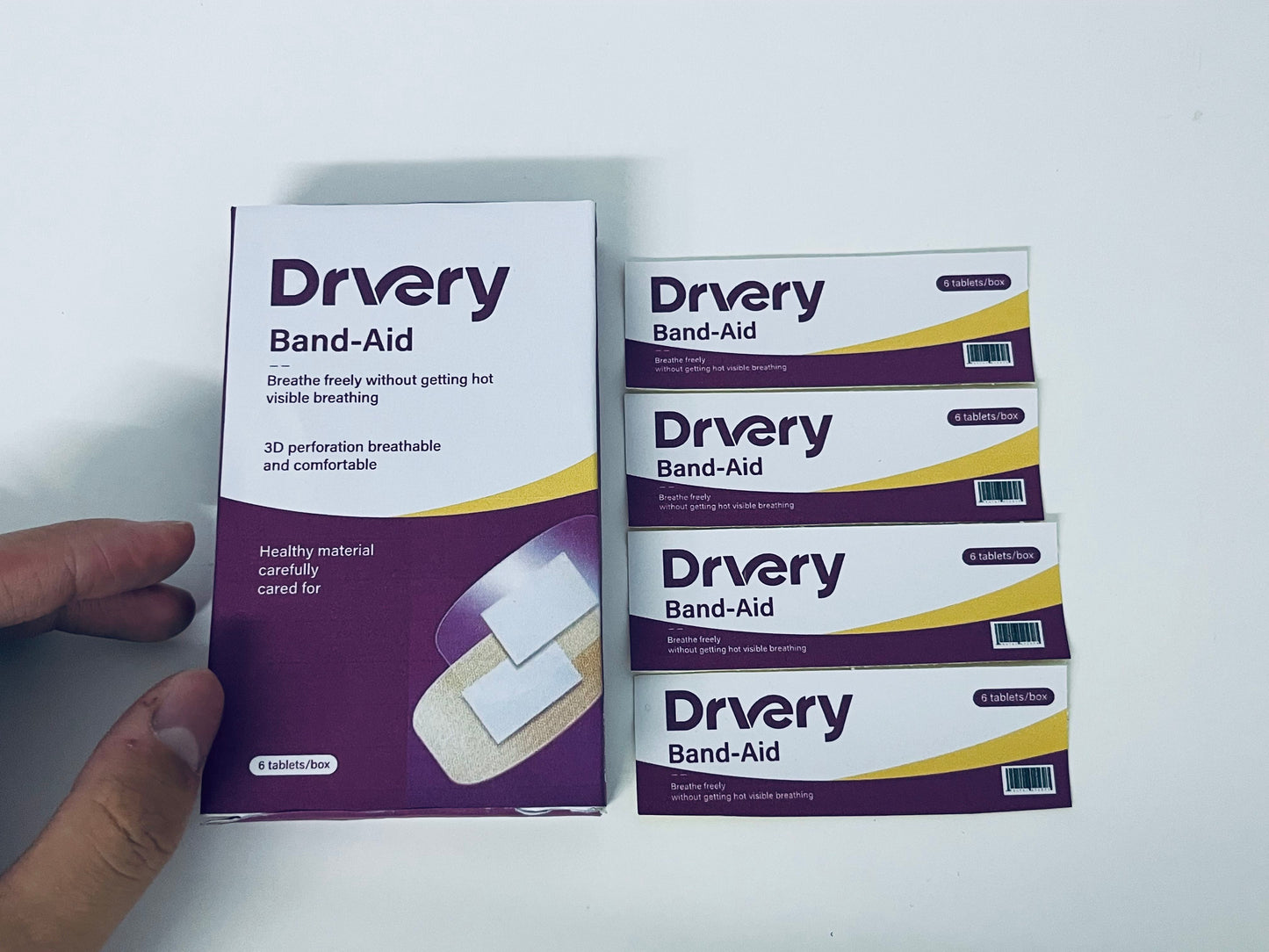 Drvery Band-Aid - Breathable & Comfortable First Aid