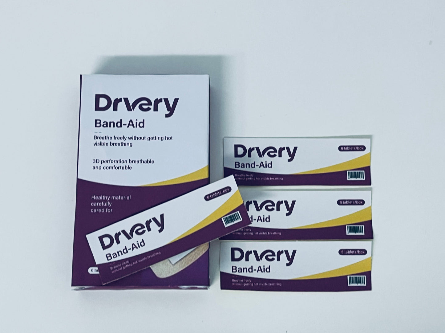 Drvery Band-Aid - Breathable & Comfortable First Aid