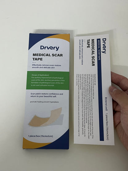 Drvery Medical Scar Tape, Effectively Improve Pathological Scars, Restore Smooth and Delicate Skin