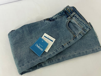 Dukeen Light Blue Frayed Jeans - A Must-have for Daily Wear with Retro and Trendy Style