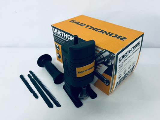 EARTHONOR Reciprocating Saw Attachment Kit Scratch Hand Wood Metal Cutter Accessory for Cordless Drill
