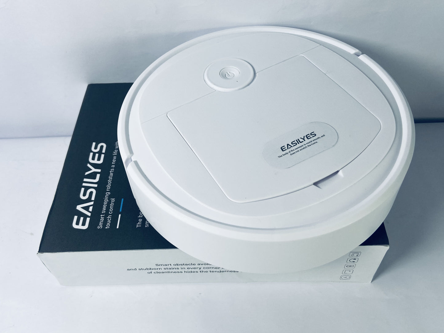 EASILYES Robot Vacuum Cleaner, Strong Suction, 120 Mins Runtime, Slim, Low Noise, Automatic Self-Charging, Wi-Fi/App/Alexa Control, Ideal for Pet Hair Hard Floor and Daily Cleaning