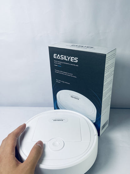 EASILYES Robot Vacuum Cleaner, Strong Suction, 120 Mins Runtime, Slim, Low Noise, Automatic Self-Charging, Wi-Fi/App/Alexa Control, Ideal for Pet Hair Hard Floor and Daily Cleaning