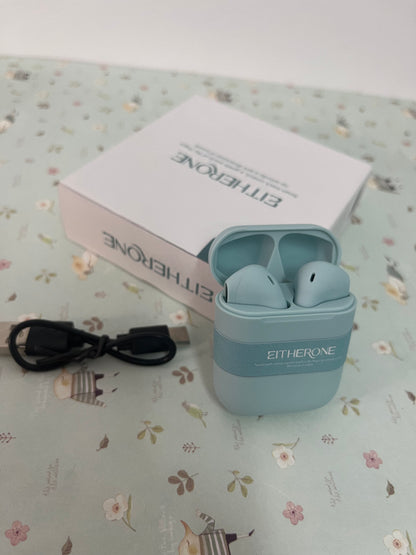 EITHERONE Headphones,Splendid Blue,Deep Bass,ANC,Immersive Sound,Up to 44 Hour Playtime with Charging case, Bluetooth 5.3