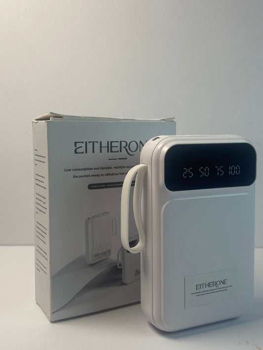 EITHERONE Portable Charger Power Bank 5000mAh Battery Pack,22.5W Fast Charging PowerBank with Built in Cables,Travel Essential USB-C Portable Phone Charger for iPhone Samsung Pixel Android iPad