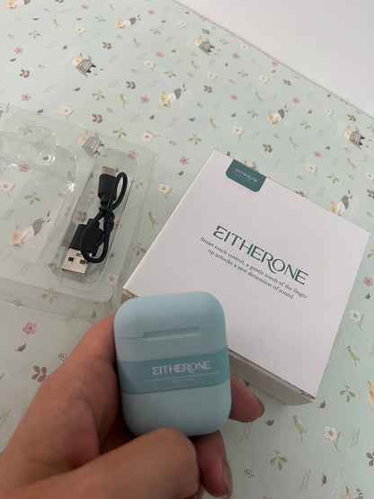EITHERONE Headphones,Splendid Blue,Deep Bass,ANC,Immersive Sound,Up to 44 Hour Playtime with Charging case, Bluetooth 5.3