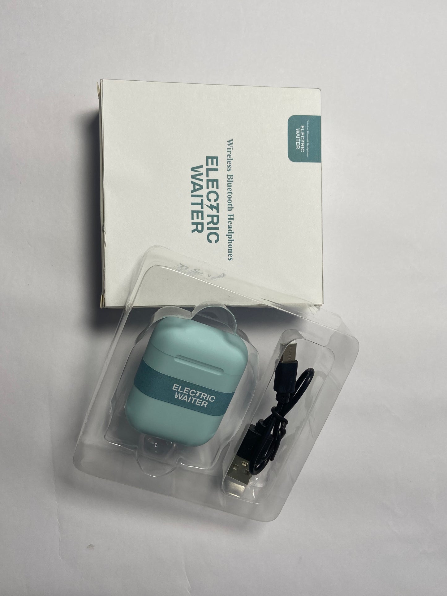 ELECTRIC WAITER Headphones Wireless Earbuds, Bluetooth 5.3 Headphones Clear Call with ENC Mic