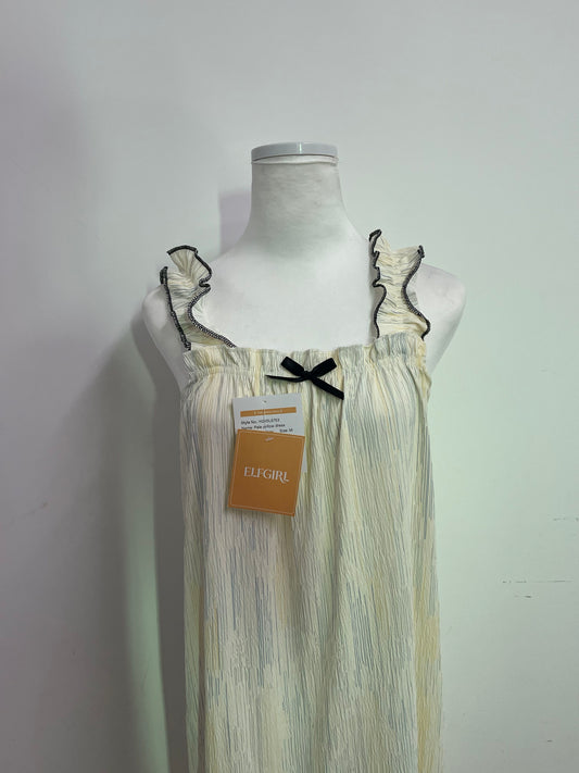 ELFGIRL French Romantic Pleated Camisole Nightgown - Infuse Tenderness and Elegance into Every Night