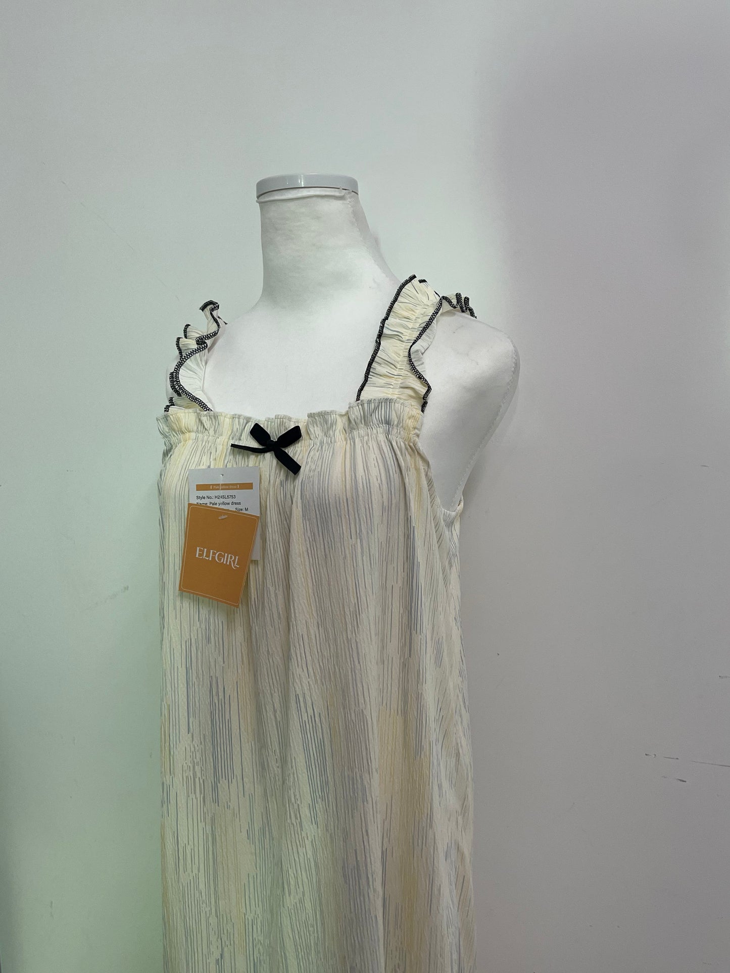 ELFGIRL French Romantic Pleated Camisole Nightgown - Infuse Tenderness and Elegance into Every Night