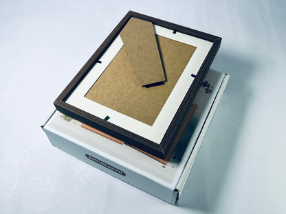 ENTIREARTH 4x6 Picture Frames, Tabletop or Wall Display Pictures 3.5x5 with Mat or 4x6 Without, Multi Photo Frames Collage