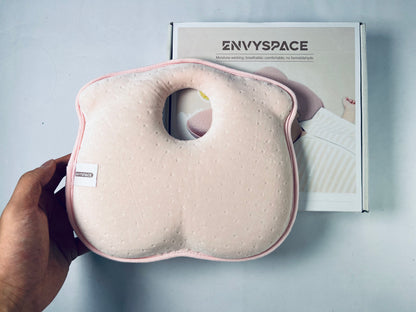 ENVYSPACE Soft and Breathable Baby Pillow with Memory Foam and Bear Design