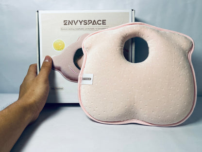 ENVYSPACE Soft and Breathable Baby Pillow with Memory Foam and Bear Design