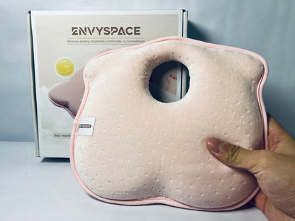 ENVYSPACE Soft and Breathable Baby Pillow with Memory Foam and Bear Design
