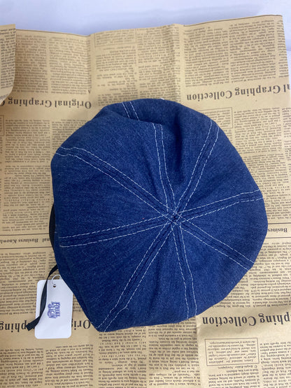 EQUAL SIGIN Denim Beret French Hat Flat Cap Sun Hat Casual Beanie Cap Casual Wear