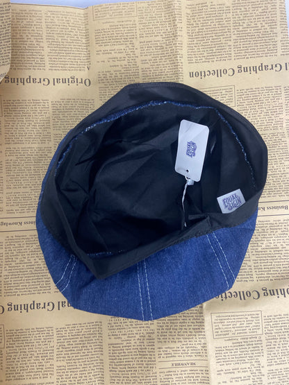 EQUAL SIGIN Denim Beret French Hat Flat Cap Sun Hat Casual Beanie Cap Casual Wear