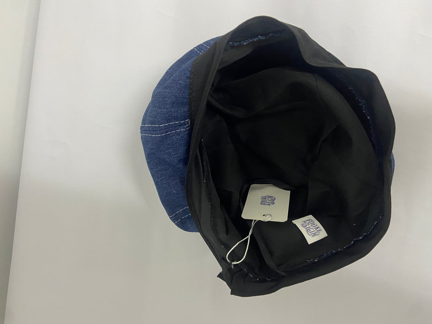 EQUAL SIGIN Denim Beret French Hat Flat Cap Sun Hat Casual Beanie Cap Casual Wear