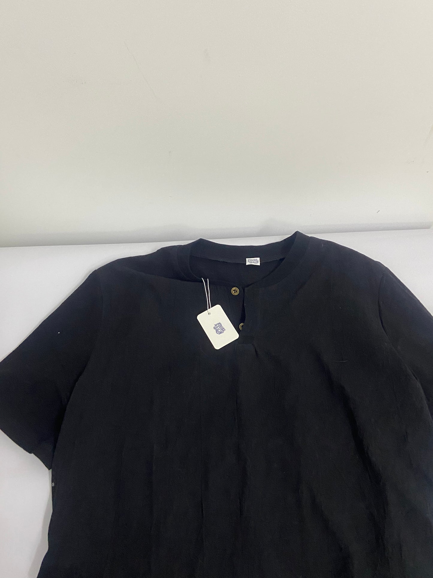EQUAL SIGIN Mens Henley Shirts Short Sleeve Cotton Basic T-Shirts Classic Fashion Casual Shirt