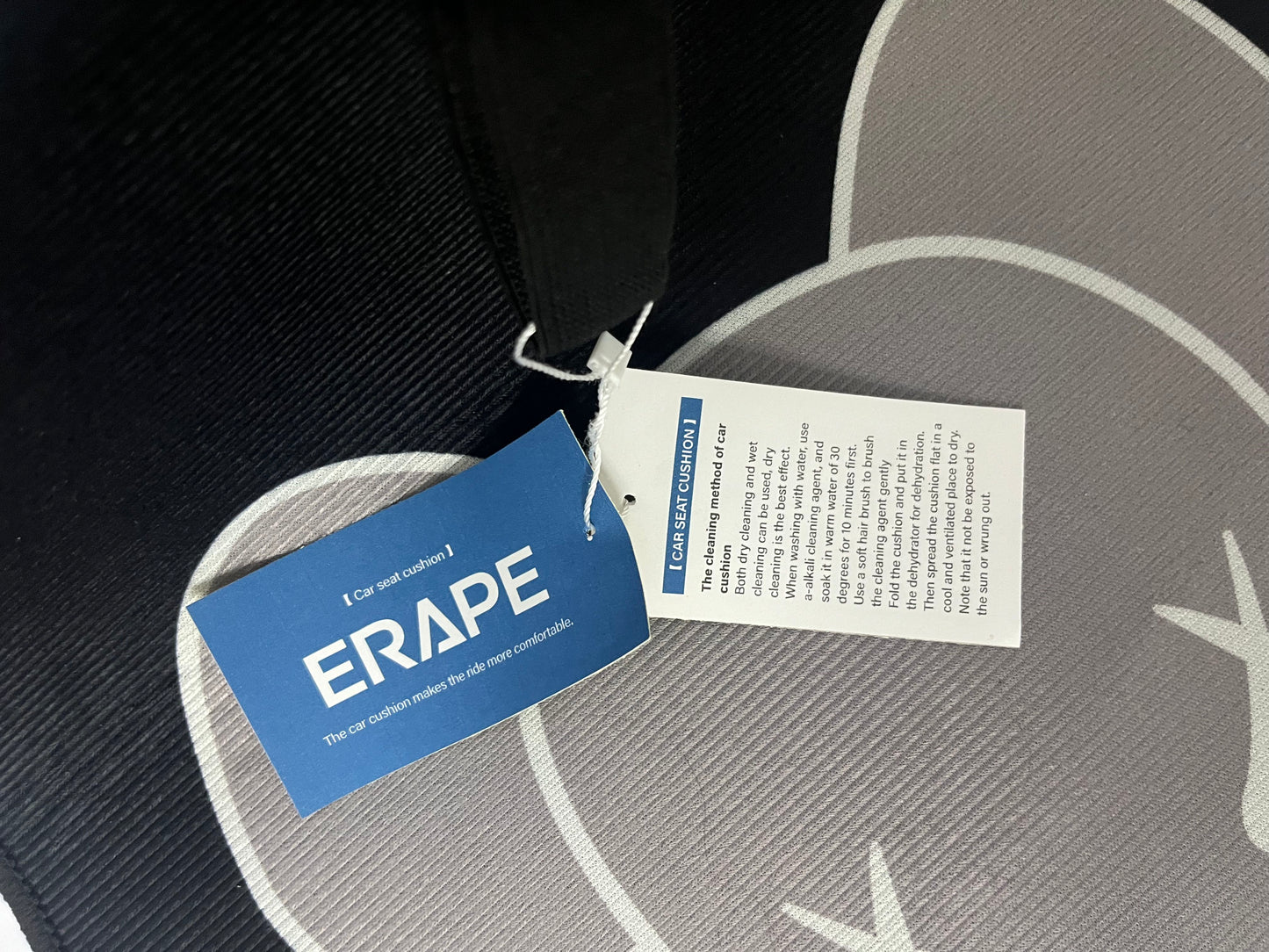 ERAPE Cartoon Trendy Car Seat Cushion, Cute Bear Head Seat Protector