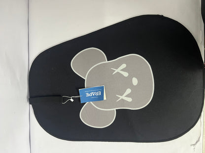 ERAPE Cartoon Trendy Car Seat Cushion, Cute Bear Head Seat Protector
